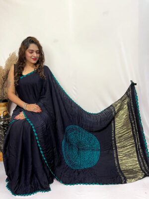 Beautiful Designer Modal Silk Sarees (4)