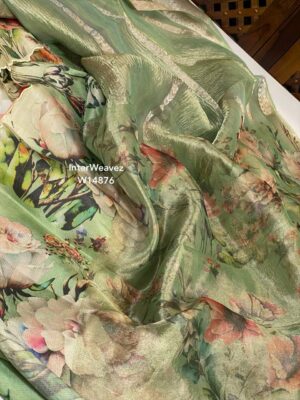 Crushed Tissue Sarees With3d Dye (19)