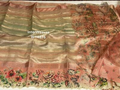 Crushed Tissue Sarees With3d Dye (3)