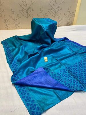 Exclusive Desi Tussar Embroidary Sarees With Price (8)