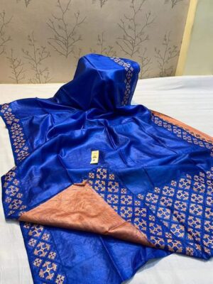 Exclusive Desi Tussar Embroidary Sarees With Price (9)