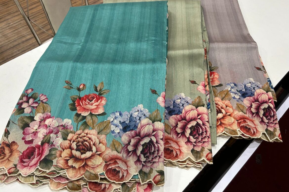 Exclusive Paper Silk Sarees With Blouse (2)