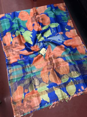Exclusive Pure Tussar Silk Printed Sarees (19)