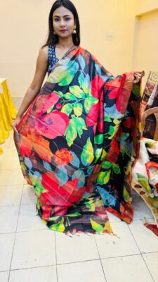 Exclusive Pure Tussar Silk Printed Sarees (22)
