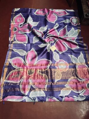 Exclusive Pure Tussar Silk Printed Sarees (27)