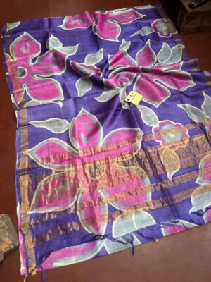 Exclusive Pure Tussar Silk Printed Sarees (31)