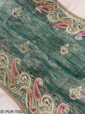 Handloom Pure Tissue Silk Meerdar Border (2)