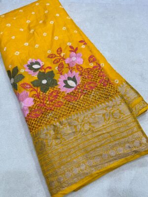 Latest Banarasi Soft Silk Munga Sarees (10)