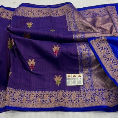 Pure Banaras Tussar Silk Sarees (5)