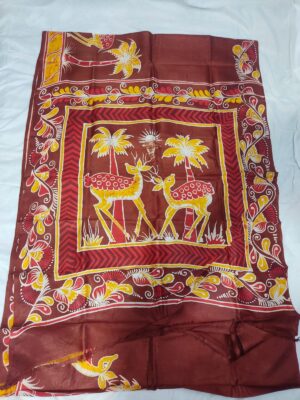 Pure Bishnupuri Silk With Batik Prints (10)