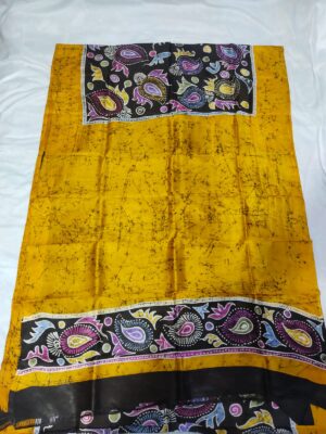 Pure Bishnupuri Silk With Batik Prints (17)