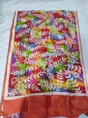 Pure Bishnupuri Silk With Batik Prints (22)