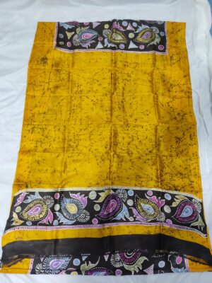 Pure Bishnupuri Silk With Batik Prints (23)