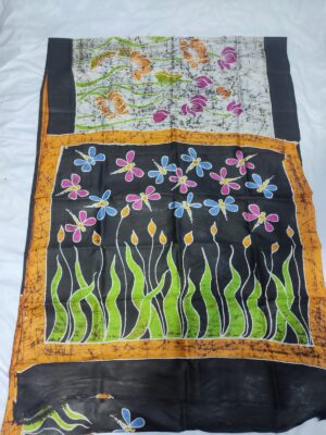 Pure Bishnupuri Silk With Batik Prints (28)
