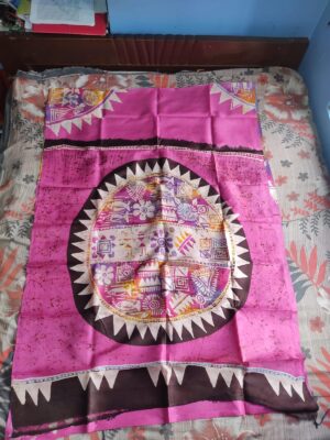 Pure Bishnupuri Silk With Batik Prints (3)