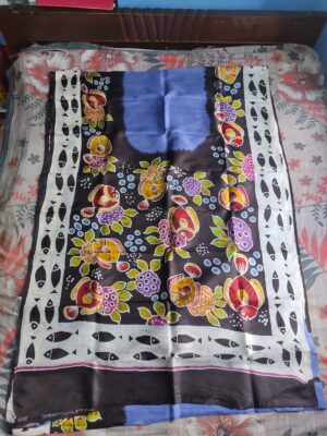 Pure Bishnupuri Silk With Batik Prints (6)