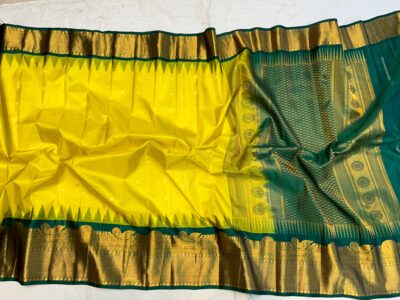 Pure Gadwal Silk Sarees With Blouse(12)