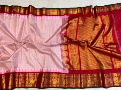 Pure Gadwal Silk Sarees With Blouse(19)