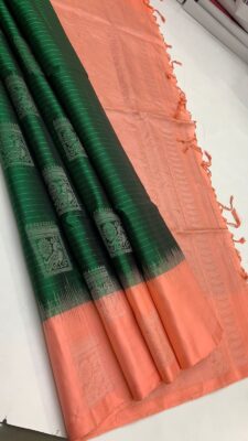 Pure Handloom Double Warp Soft Silk Sarees (4)