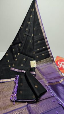 Pure Kanchi Silk With Blouse (1)