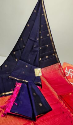 Pure Kanchi Silk With Blouse (15)