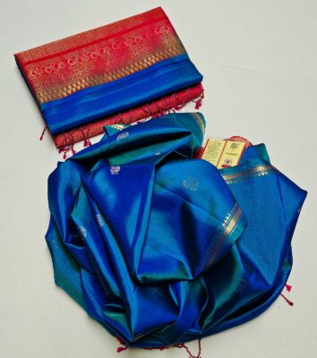 Pure Kanchi Silk With Blouse (27)