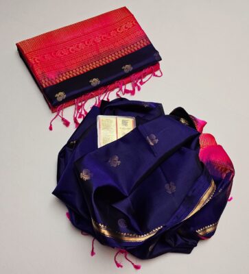 Pure Kanchi Silk With Blouse (7)
