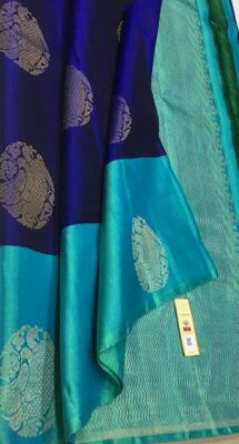 Pure Kanchipuram Silk Sarees With Blouse (2)
