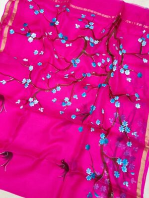 Pure Kota Silk Sarees With Hand Painted (4)