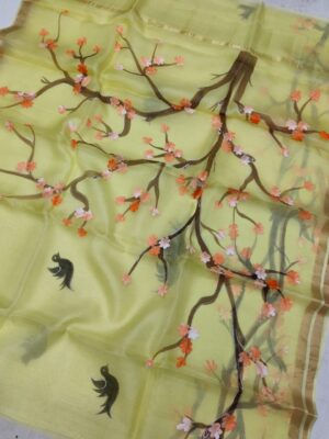 Pure Kota Silk Sarees With Hand Painted (5)