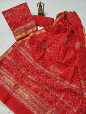 Pure Maheshwari Silk Dresses New (12)