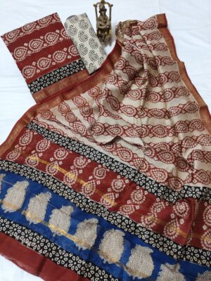 Pure Maheshwari Silk Dresses New (21)
