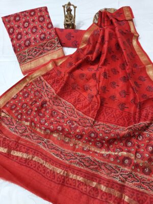 Pure Maheshwari Silk Dresses New (32)