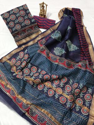 Pure Maheshwari Silk Dresses New (33)