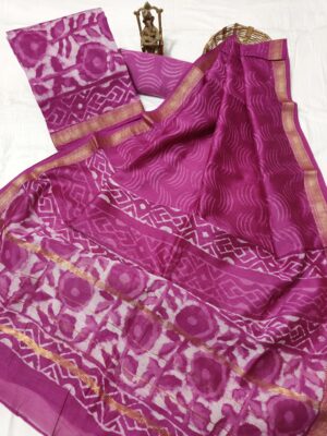 Pure Maheshwari Silk Dresses New (38)