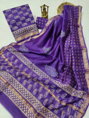 Pure Maheshwari Silk Dresses New (43)