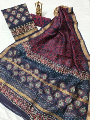 Pure Maheshwari Silk Dresses New (44)