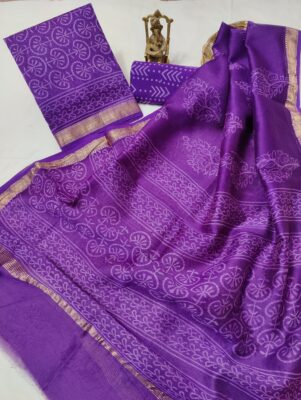 Pure Maheshwari Silk Dresses New (48)