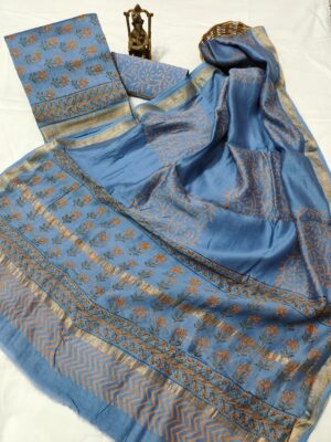 Pure Maheshwari Silk Dresses New (59)