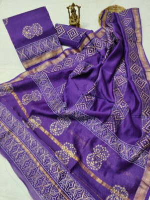 Pure Maheshwari Silk Dresses New (60)