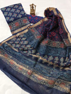 Pure Maheshwari Silk Dresses New (69)