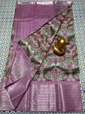 Pure Mangalgiri Pttu By Cotton Sarees With Blouse (12)
