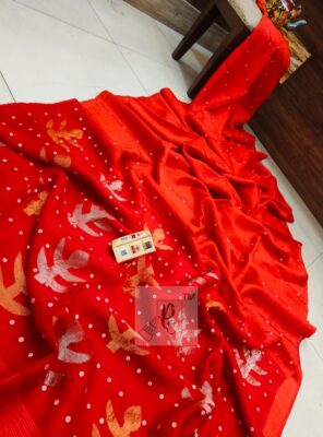 Pure Matka Silk Sarees With Blouse (15)