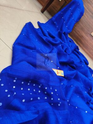 Pure Matka Silk Sarees With Blouse (19)