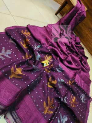 Pure Matka Silk Sarees With Blouse (28)