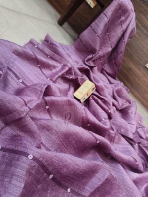 Pure Matka Silk Sarees With Blouse (3)