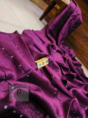 Pure Matka Silk Sarees With Blouse (58)