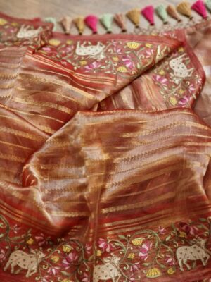 Pure Organza Banaras Tissue Sarees (30)
