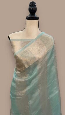 Pure Tissue Silk Crush Sarees (1)