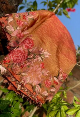 Semi Crushed Sarees With Blouse (17)